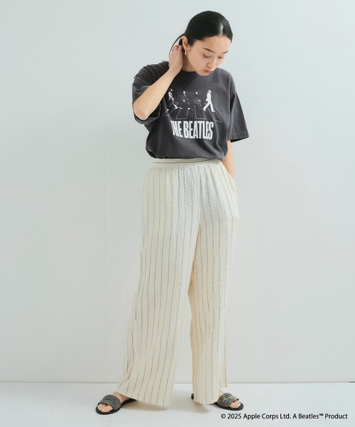 GOOD ROCK SPEED(グッドロックスピード)の「【THE BEATLES/ザ ビートルズ】Abbey Rord Tシャツ(Tシャツ/カットソー・レディース・チャコールグレー/ホワイト・FREE)」の7枚目の写真