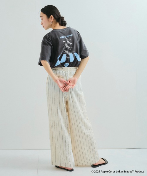 GOOD ROCK SPEED(グッドロックスピード)の「【THE BEATLES/ザ ビートルズ】Abbey Rord Tシャツ(Tシャツ/カットソー・レディース・チャコールグレー/ホワイト・FREE)」の8枚目の写真