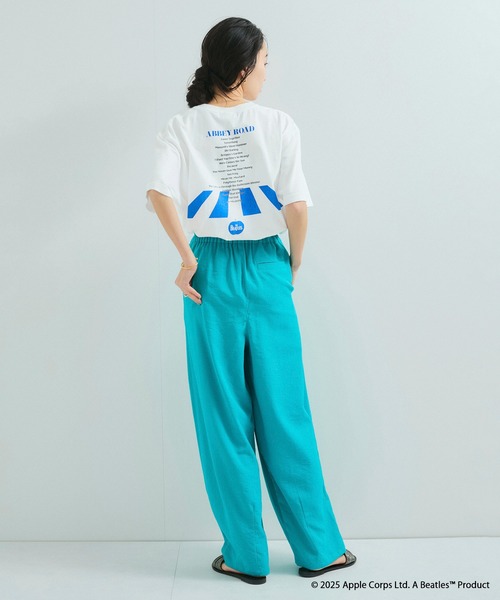 GOOD ROCK SPEED(グッドロックスピード)の「【THE BEATLES/ザ ビートルズ】Abbey Rord Tシャツ(Tシャツ/カットソー・レディース・チャコールグレー/ホワイト・FREE)」の5枚目の写真