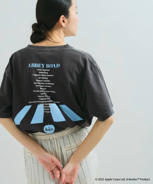 GOOD ROCK SPEED(グッドロックスピード)の「【THE BEATLES/ザ ビートルズ】Abbey Rord Tシャツ(Tシャツ/カットソー・レディース・チャコールグレー/ホワイト・FREE)」の20枚目の写真