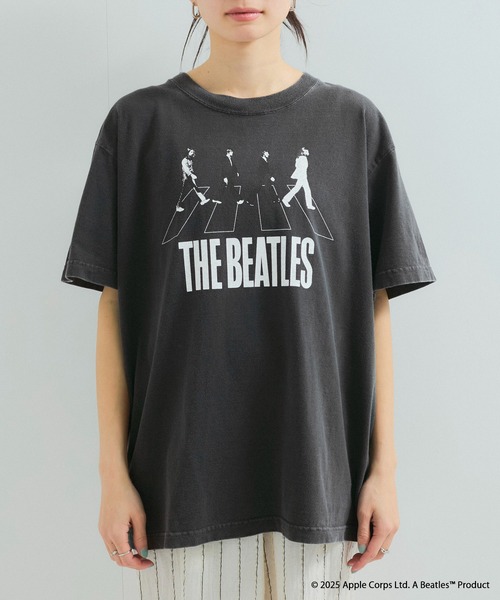 GOOD ROCK SPEED(グッドロックスピード)の「【THE BEATLES/ザ ビートルズ】Abbey Rord Tシャツ(Tシャツ/カットソー・レディース・チャコールグレー/ホワイト・FREE)」の12枚目の写真