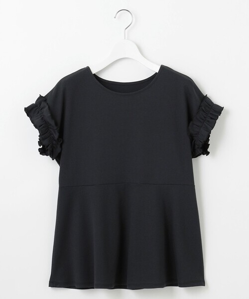 gommeフリルTEE セール】24/-天竺 フリルT（Tシャツ/カットソー）｜gomme（ゴム