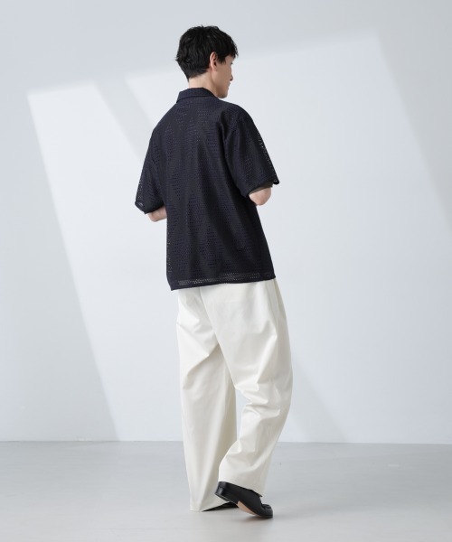 セール】「大人のワイドパンツ」2タックワイドトラウザーズ（その他