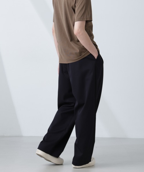 NANO universe（ナノユニバース）の「「大人のワイドパンツ」2タックワイドトラウザーズ（その他パンツ・メンズ・オフホワイト/ベージュ/ネイビー・S/M/L）」の16枚目の写真