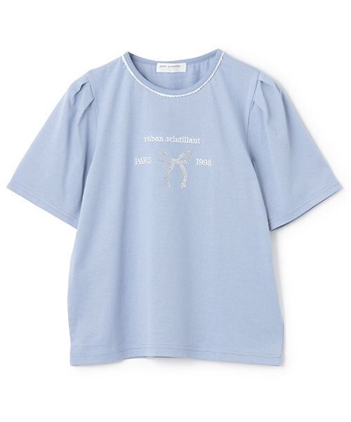 ポンポネット新品新作タグ付き【ひんやり】ミニリボンTシャツ150