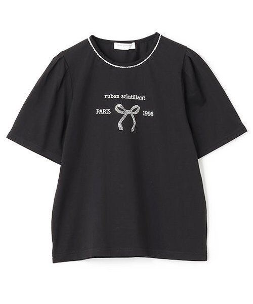 セール】【防汚加工】リボンロゴTシャツ（Tシャツ/カットソー