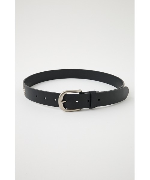 MOUSSY（マウジー）の「BEP HEART STUDS ベルト（ベルト・レディース・ブラウン/ブラック・FREE）」の4枚目の写真