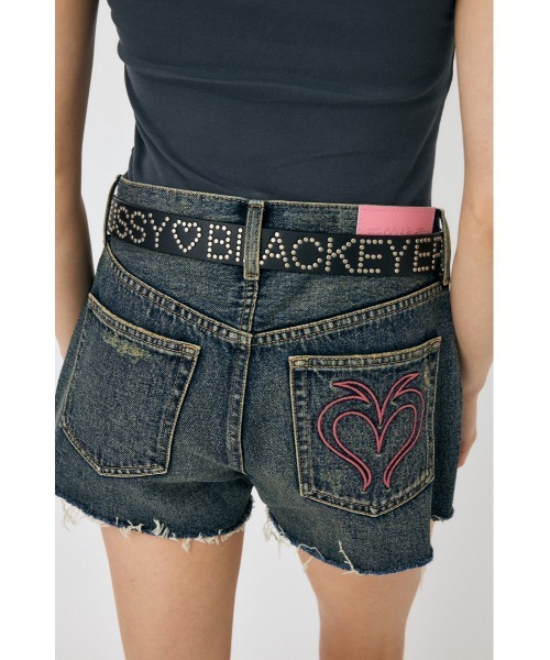 MOUSSY（マウジー）の「BEP HEART STUDS ベルト（ベルト・レディース・ブラウン/ブラック・FREE）」の12枚目の写真