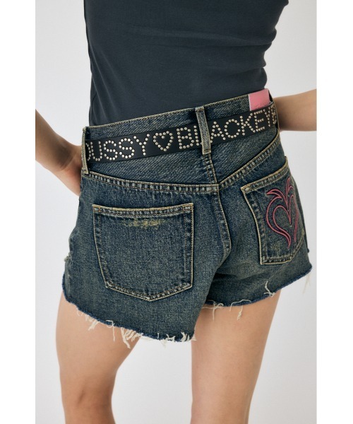 MOUSSY（マウジー）の「BEP HEART STUDS ベルト（ベルト・レディース・ブラウン/ブラック・FREE）」の13枚目の写真