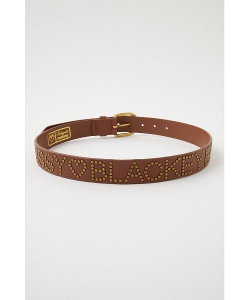 MOUSSY（マウジー）の「BEP HEART STUDS ベルト（ベルト・レディース・ブラウン/ブラック・FREE）」の16枚目の写真