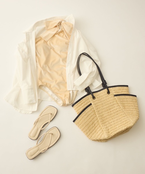 NEUNA(ヌナ)の「エコレザートングサンダル(サンダル・レディース・アイボリー/ブラック・36/38/39)」の17枚目の写真