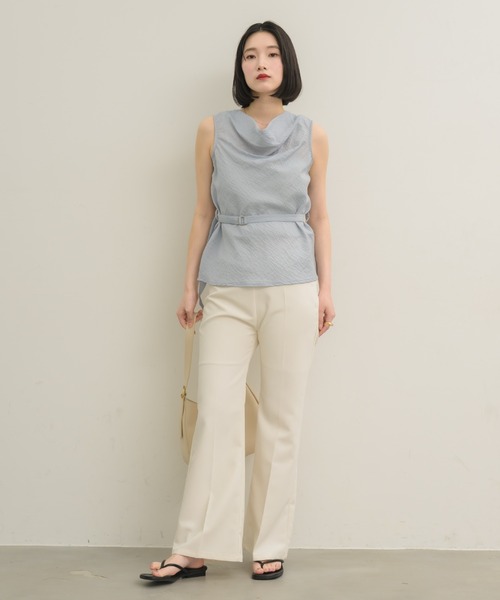 NEUNA(ヌナ)の「エコレザートングサンダル(サンダル・レディース・アイボリー/ブラック・36/38/39)」の8枚目の写真