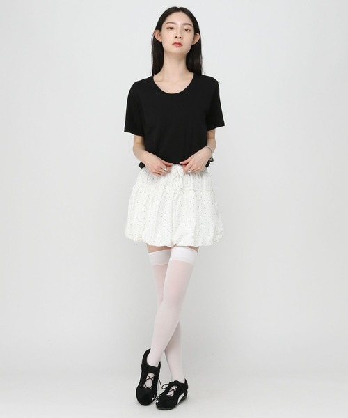 3.3 Field Trip （3.3フィールドトリップ）の「3.3 Field Trip／UネックT（Tシャツ/カットソー・レディース・アイボリー/グレー/ブラック・FREE）」の9枚目の写真