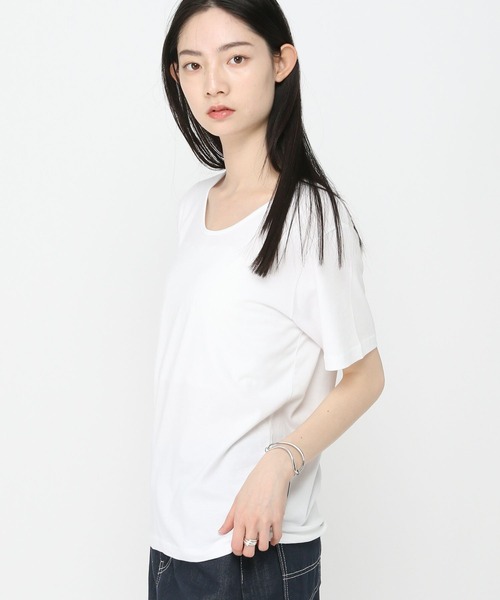 3.3 Field Trip （3.3フィールドトリップ）の「3.3 Field Trip／UネックT（Tシャツ/カットソー・レディース・アイボリー/グレー/ブラック・FREE）」の19枚目の写真