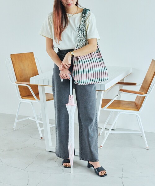 DULTON(ダルトン)の「DULTON/ダルトン HAMMOCK TOTE S ハンモック ストライプトートS(トートバッグ・レディース・イエロー/ネイビー/ピンク/レッド/グリーン/ブルー・ONE SIZE)」の10枚目の写真