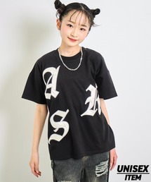 ANAP GｉRL（アナップガール）の「ANAPR+S ランダムワッペンロゴ Tシャツ(キッズお揃い) 【ユニセックス】（Tシャツ/カットソー・キッズ）」
