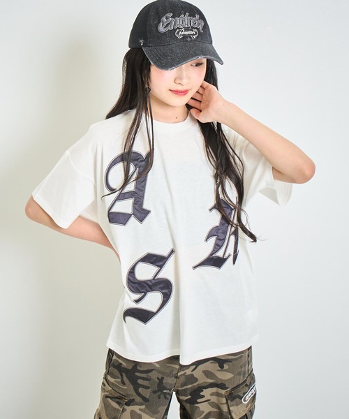 セール】ANAPR+S ランダムワッペンロゴ Tシャツ(キッズお揃い