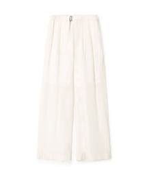 GALERIE VIE | コットンボイルワッシャー ベルテッドリラックスパンツ(その他パンツ)