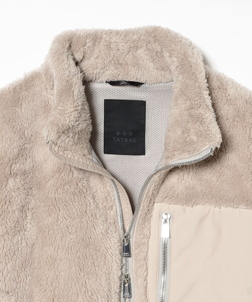 TATRAS（タトラス）の「TATRAS / MONREALE フリースボアブルゾン（ブルゾン・メンズ・オフホワイト/ブラック/ライトグレー・4/3/2）」の9枚目の写真