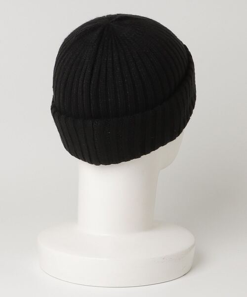NANO universe（ナノユニバース）の「RIBニットキャップ（ニットキャップ/ビーニー・メンズ・ブラック・FREE）」の2枚目の写真