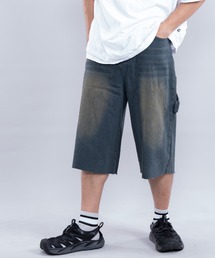 ペインターショートデニムパンツ
