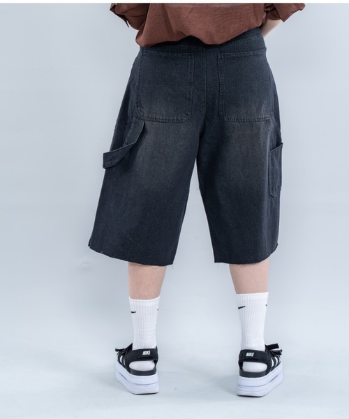 En serio TOKYO（エンソリオトーキョー）の「ペインターショートデニムパンツ（その他パンツ・メンズ・ブルー/ブラック/ネイビー・MEDIUM/LARGE/X-LARGE）」の8枚目の写真