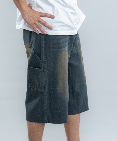 En serio TOKYO（エンソリオトーキョー）の「ペインターショートデニムパンツ（その他パンツ・メンズ・ブルー/ブラック/ネイビー・MEDIUM/LARGE/X-LARGE）」の15枚目の写真