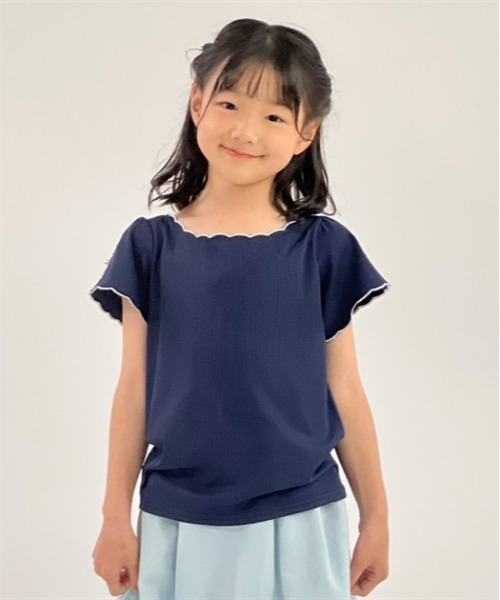 М　アクシーズファム　ビッグリボン　カットソー　半袖 ビッグリボンプルオーバー（Tシャツ/カットソー）｜axes femme