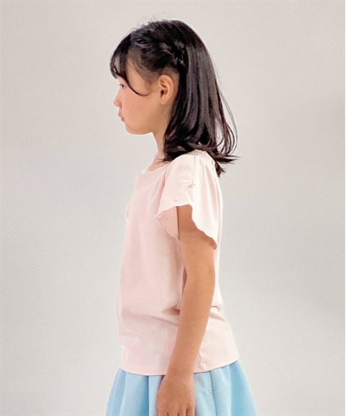 axes femme(アクシーズファム)の「リボン×スカラップトップス(Tシャツ/カットソー・キッズ・ピンク/ネイビー・LARGE/X-LARGE/MEDIUM)」の21枚目の写真