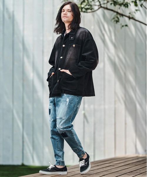 mj10844- Vintage Like Corduroy Short Blouson コーデュロイショート