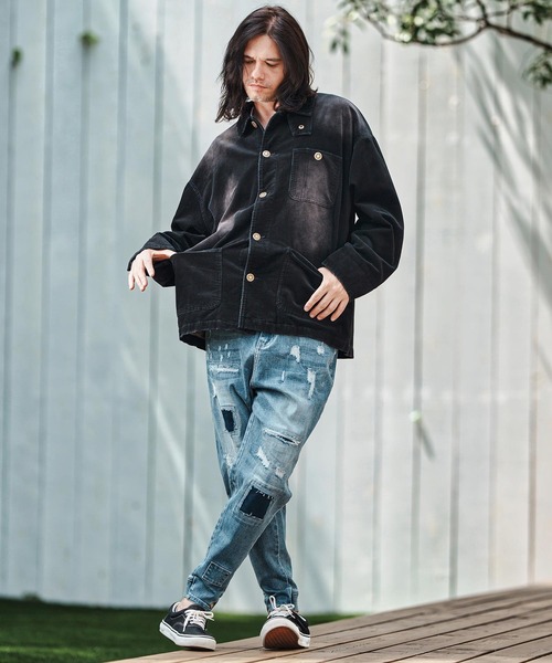 CAMBIO(カンビオ)の「mj10844- Vintage Like Corduroy Short Blouson コーデュロイショートブルゾン(ブルゾン・メンズ・カモフラージュ/レオパード・S/M/L)」の7枚目の写真