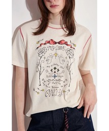 tシャツ 手描き風プリント 半袖Tシャツ FX25S226「Fano Studios」「2025SS」 レディース メンズ 手描き風プリント 半袖Tシャツ FX25S226【Fano Studios