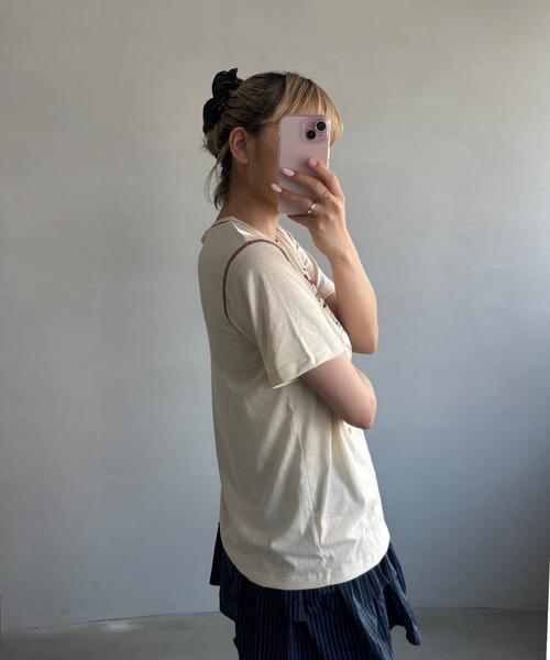 セール】手描き風プリント 半袖Tシャツ FX25S226【Fano Studios