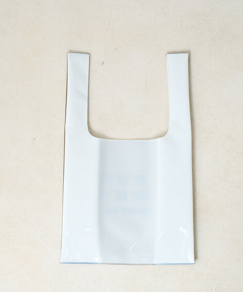 BIRTHDAY BAR（バースデイバー）の「PVC　ロゴマルシェバッグ（トートバッグ・レディース・グレー/ブルー/グリーン/ベージュ・0）」の7枚目の写真