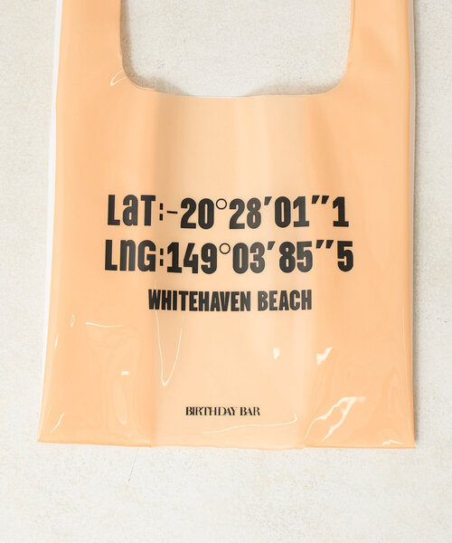 BIRTHDAY BAR（バースデイバー）の「PVC　ロゴマルシェバッグ（トートバッグ・レディース・グレー/ブルー/グリーン/ベージュ・0）」の15枚目の写真