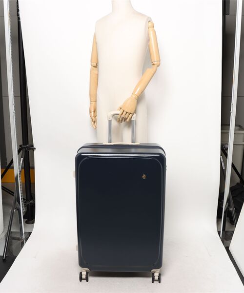 HaNT(ハント)の「ポルメロー 87L 7~10泊 4.7kg キャスターストッパー 双輪キャスター 05873(スーツケース/キャリーバッグ・レディース・ネイビー/レッド/オフホワイト・L)」の12枚目の写真