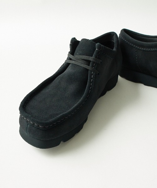CLARKS/クラークス] ワラビー ゴアテックス ブラックスエード
