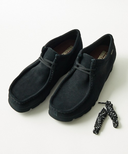 CLARKS/クラークス] ワラビー ゴアテックス ブラックスエード