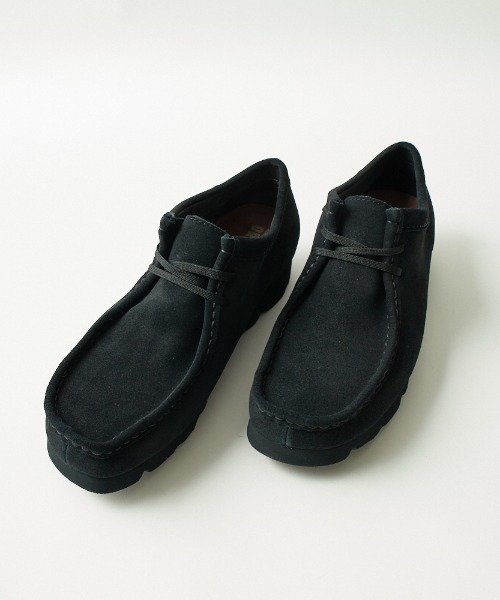 未使用 クラークス ブラック スエード ワラビーブーツ シティボーイ C-boy Wallabee Boot / メンズワラビーブーツ （ブラックスエード