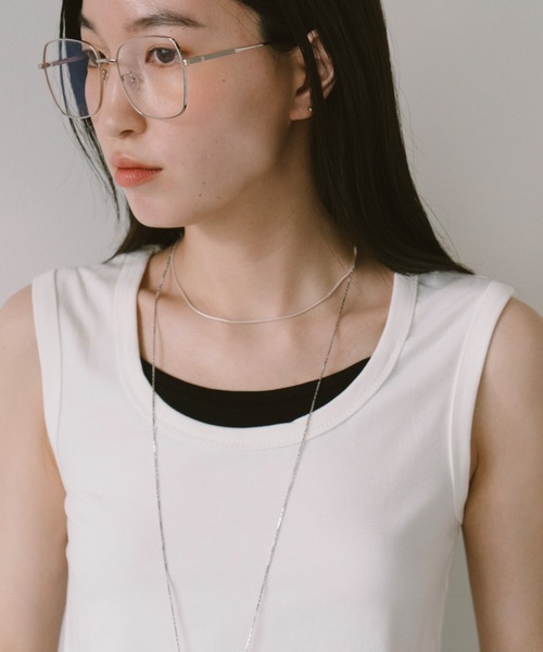 DRWCYS(ドロシーズ)の「レイヤードカットタンクトップ(タンクトップ・レディース・ホワイト/ブラック・FREE)」の19枚目の写真