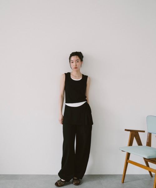 DRWCYS(ドロシーズ)の「レイヤードカットタンクトップ(タンクトップ・レディース・ホワイト/ブラック・FREE)」の17枚目の写真