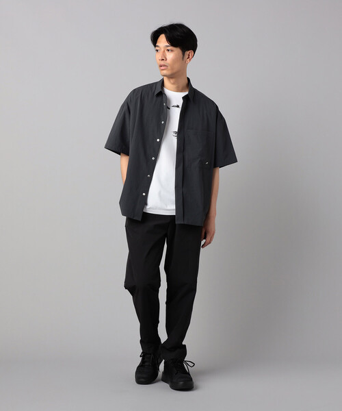β MEN（ベータメン）の「ストレッチ 半袖シャツ（シャツ/ブラウス・メンズ・ネイビー/カーキ/チャコールグレー・M/L）」の11枚目の写真