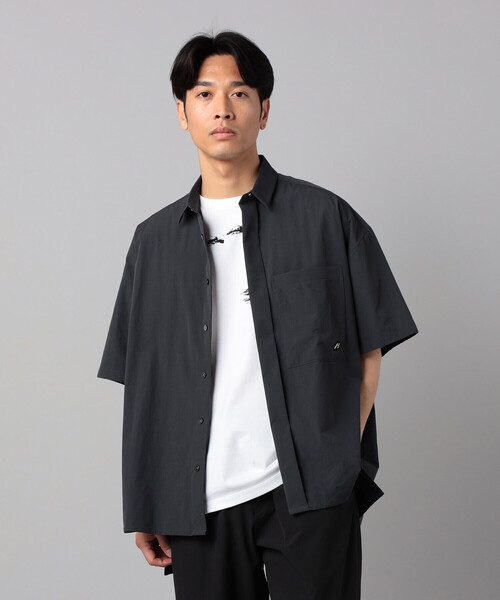 β MEN（ベータメン）の「ストレッチ 半袖シャツ（シャツ/ブラウス・メンズ・ネイビー/カーキ/チャコールグレー・M/L）」の13枚目の写真