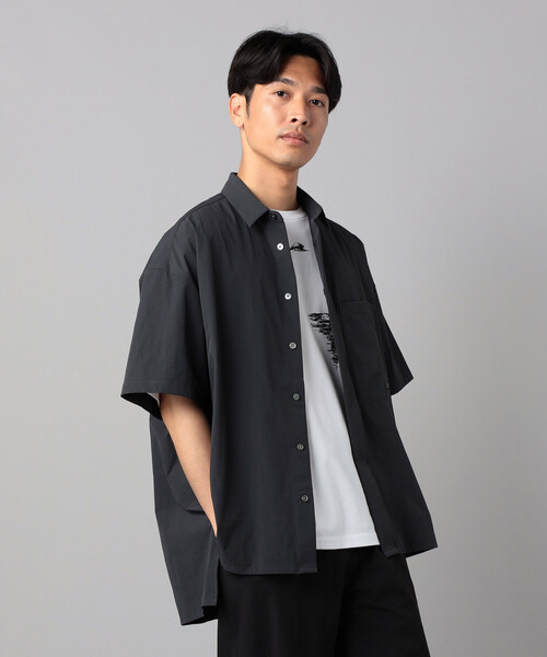 β MEN（ベータメン）の「ストレッチ 半袖シャツ（シャツ/ブラウス・メンズ・ネイビー/カーキ/チャコールグレー・M/L）」の14枚目の写真