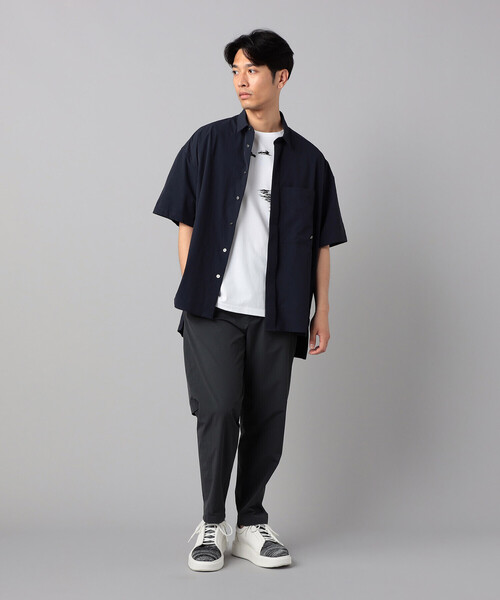 β MEN（ベータメン）の「ストレッチ 半袖シャツ（シャツ/ブラウス・メンズ・ネイビー/カーキ/チャコールグレー・M/L）」の16枚目の写真