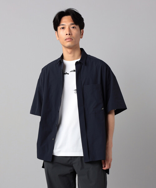β MEN（ベータメン）の「ストレッチ 半袖シャツ（シャツ/ブラウス・メンズ・ネイビー/カーキ/チャコールグレー・M/L）」の18枚目の写真