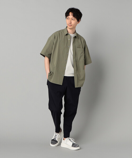 β MEN（ベータメン）の「ストレッチ 半袖シャツ（シャツ/ブラウス・メンズ・ネイビー/カーキ/チャコールグレー・M/L）」の20枚目の写真
