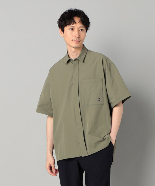 β MEN（ベータメン）の「ストレッチ 半袖シャツ（シャツ/ブラウス・メンズ・ネイビー/カーキ/チャコールグレー・M/L）」の22枚目の写真