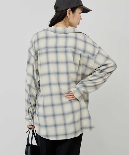 ガリャルダガランテ 別注 R JUBILEE オンブレ チェックシャツ 大きめ ガリャルダガランテ 別注 R JUBILEE オンブレ チェックシャツ 大きめ