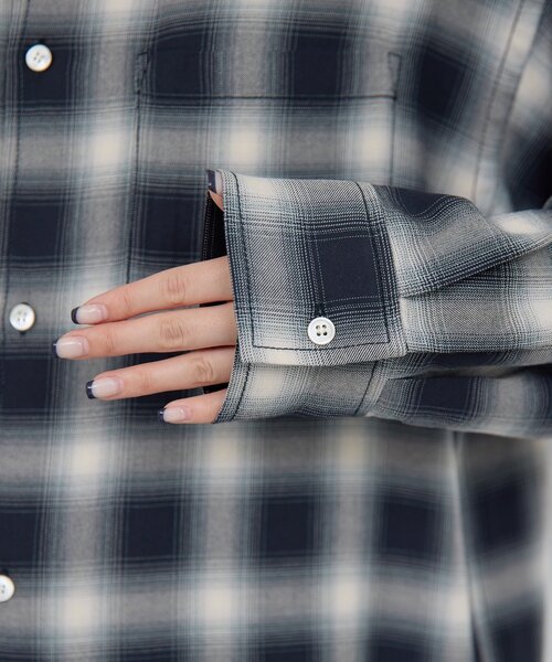 オンブレチェックシャツ（シャツ/ブラウス）｜GALLARDAGALANTE